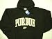 Purdue Boilermakers Black Bold J.America Adult Hooded Sweatshirt