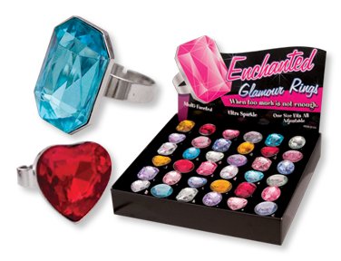 Enchanted Multi Faceted Glamour Rings