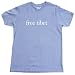 Free Tibet Serif Text T-Shirt, Baby Blue, S
