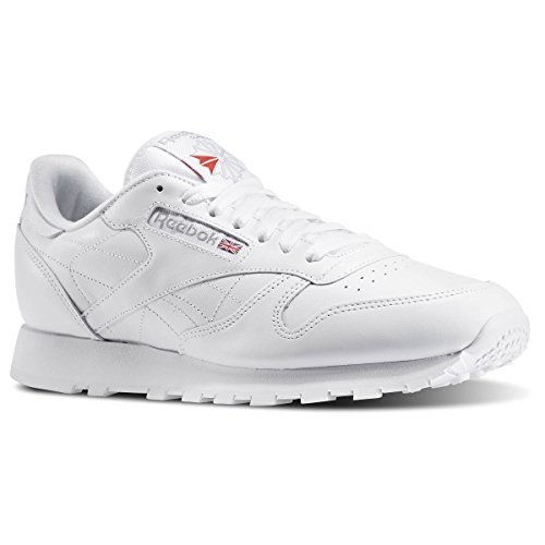 Reebok Men's Classic Leather Sneaker,White,9 M
