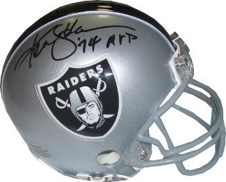 Ken Stabler Autographed/Hand Signed Oakland Raiders Mini Helmet 74 MVP