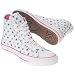 Converse Mens Chuck Taylor All Star Print Hi Black/Red Casual shoe