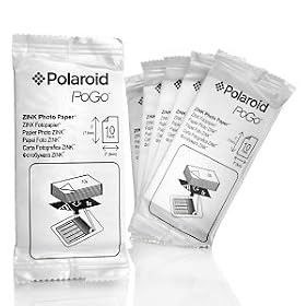 ZINK Media 2"x3" Photo Paper for Polaroid Pogo Printers & Polaroid Two Instant Camera (100 prints, 10 Packs of 10)
