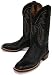 Lucchese 'C1550' Elk Leather Cowboy Boots Mens - Black
