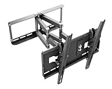 Ricoo ® TV Wandhalterung R48 Fernsehhalterung Halter Halterung Schwenkbar Doppelarm Plasma LCD LED Wandhalter für Fernseher mit ca. 76 - 165cm (30