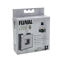 Fluval Chi Filter Replacement- 3 Filter Cartridges and 1 Foam Biological Cartridge