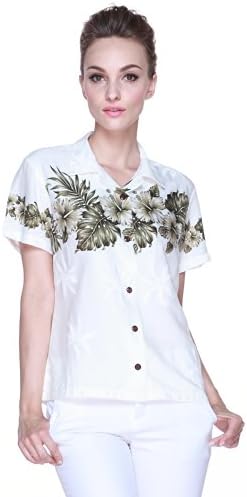 Women's Hawaiian Shirt Aloha Shirt Rayon
