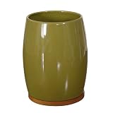 Elite Home Fashions 70416 Fresco Wastebasket - Moss