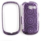 SAMSUNG FLIGHT 2 A927 Transparent Dark Purple Circular Patterns HARD PROTEC ....