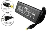PWR+ Laptop Charger Ac Adapter Power Cord Plug for Acer Travelmate 4730 5520 5530 5730 6292 6293 6493 6593; Extensa 4220 4230 4620 4630 5620 5630; Ferrari 1000 1100; Aspire One 8.9 10.1 AOA150-1570; p/n LC.ADT01.005