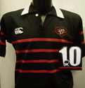 Dennis No.10 S/S Jersey - Red/Black