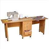 White Venture Horizon Dual Desk Mobile Work Center