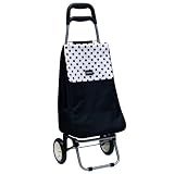 from Sabichi Sabichi Black Spot Lightweight Shopping Trolley
