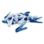 Polder LDA-3007P Plastic Clothespins, Set of 24, Blue