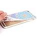 iPhone 6 Case, iPhone 6s Case,JAHOLAN TPU Silicone Gel Soft Clear Case Cover for Iphone 6 6S - Blue Purple Tribal Mandala
