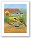 Daisy and the Beastie by Jane Simmons 7.5x9.5 Art Print Poster