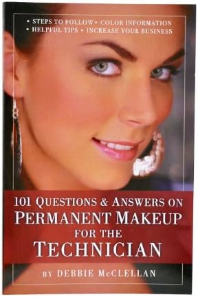 BOOK 101 Questions Answer Permanent Makeup Technician Tattoo Procedure Eyes Lips
