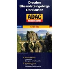 ADAC FreizeitKarte, Bl.17, Dresden, Elbsandsteingebirge, Oberlausitz: Reiseinfo & Register: Freizeitf�hrer, Ortsregister mit Postleitzahlen. ... landschaftlich sch�ne Strecken