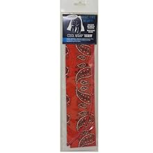 Cool Wrap 303 RP Cooling Scarfs, Red with Print