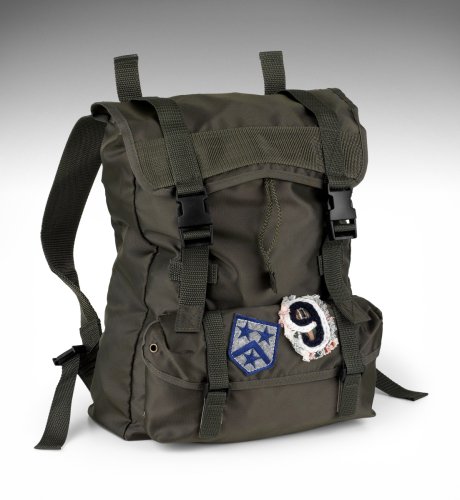 Older Boys' Khaki Badge Rucksack