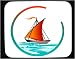 Decorated Mouse Pad with boat, sail, sea, yacht, sailboat, ocean