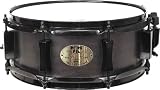 Pork Pie Snare Drum 5x12 Little Squealer Black with Black Hardware