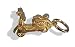 9ct Gold Motorcycle Scooter Bracelet Charm Pendant