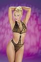 Rassiger Body im scharfen Leoparden Design - Gr. S-L