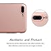 iPhone 7 Plus Case, Willnorn Norn One Full Body Coverage Ultra Slim Case with Tempered Glass Screen Protector for Apple iPhone 7 Plus(5.5-Inch) (Rose Gold)