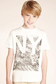 Pure Cotton Short Sleeve New York T Shirt