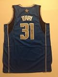 Dallas Mavericks JASON TERRY NBA Champ Signed Autogrpahed Jersey COA