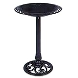 Eloquent Cast Iron Bird Bath for Yard or Garden Product SKU