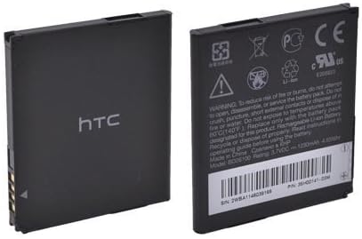 Black (1230 mAh) OEM Standard Battery, BD26100 For HTC Inspire 4G by KarenDeals