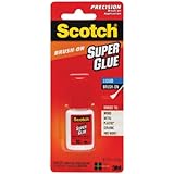 Scotch Super Glue Liquid Brush-On, .17 Ounces (AD127)