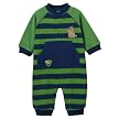 Newborn Boys' Just One Year Bear Jumpsuit - Green/Blue