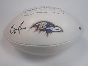 Ozzie Newsome Baltimore Ravens Signed Autographed Football Authentic Certified Coa