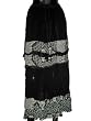 Birthday Gift -Black Color Floral Printed Wrap Girls Comfortable Clothing In India Size 36 For Free Shipping
