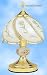 3 Way Touch Lamp, White Color