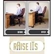 Raise Its - 16 Pack Furniture Risers - Black (For 4" Height or 2 Beds 2" Height)