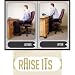 Raise Its - 16 Pack Furniture Risers - Black (For 4" Height or 2 Beds 2" Height)