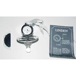 Linden Personalised Baby's Birth Pacifier Clock with Baby Name Date and Weight # TSI-275...