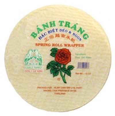 12 Spring Roll Wrapper Rice Paper by Imported