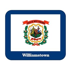 US State Flag - Williamstown, West Virginia (WV) Mouse Pad
