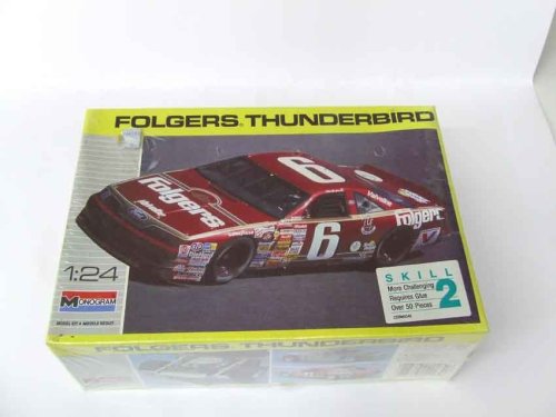 Monogram 2928 Mark Martin #6 Folgers Thunderbird 1/24 Scale Plastic Mo