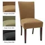 Stretch Dining Chair Cover Short Antique Sand (set of four) SSP-6