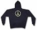 Peace Sign DISTRESSED Logo Men's Hoodie Sweat Shirt Small thru 4XL