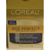 L'Oreal Skin Expertise Night Creme Age Perfect for Mature skin Anti-Sagging And Anti-Age Spot Hydrating Moisturizer Cream with Soy Seed Proteins, 2.5 Ounce Jar ~ L'Oreal Paris
