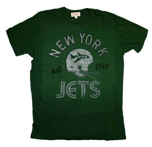 New York Jets Team NFL Football Junk Food Originals Vintage Style Soft T-Shirt Tee Select Shirt Size: Medium