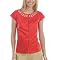 Merona&reg; Collection Short Sleeve Button Up Popover Top - Orange