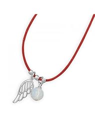 MMA Silver - 16 inch+2 inch Multicharm Cord Necklace
